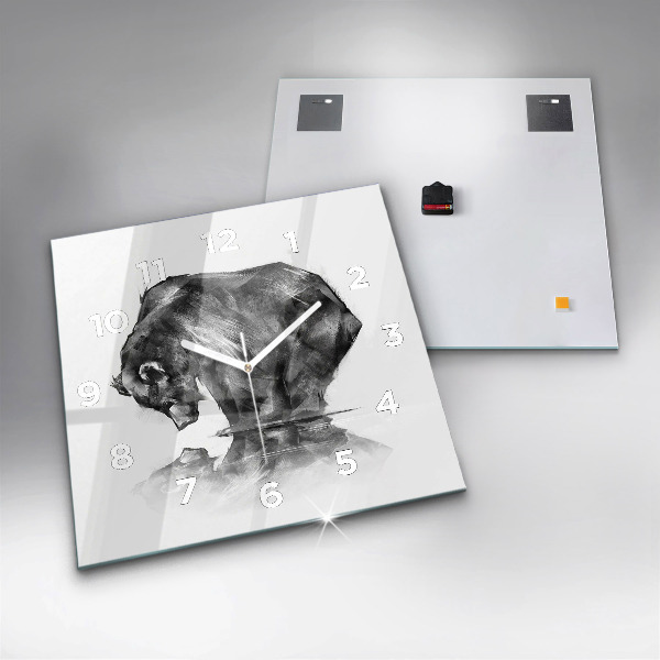 Orologio quadrato Orso dei cartoni animati