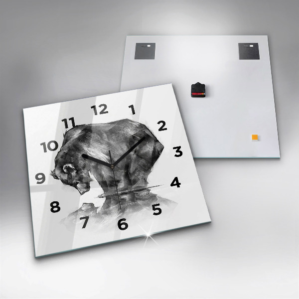 Orologio quadrato Orso dei cartoni animati