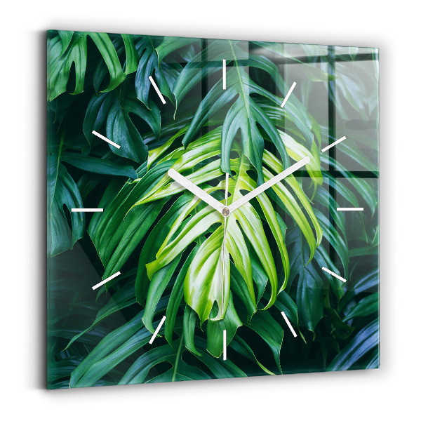 Orologio quadrato Il lato tropicale della natura