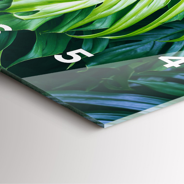 Orologio quadrato Il lato tropicale della natura