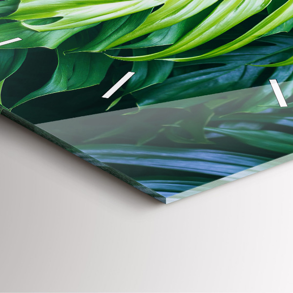 Orologio quadrato Il lato tropicale della natura