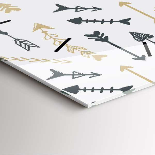 Orologio quadrato Motivo geometrico hipster