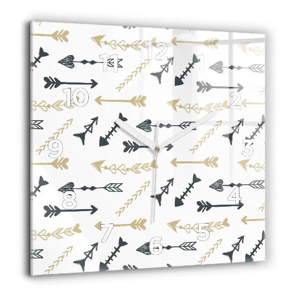 Orologio quadrato Motivo geometrico hipster