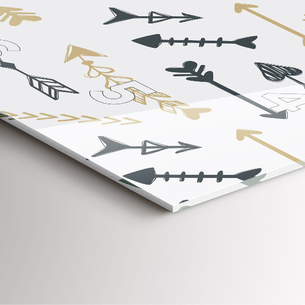 Orologio quadrato Motivo geometrico hipster