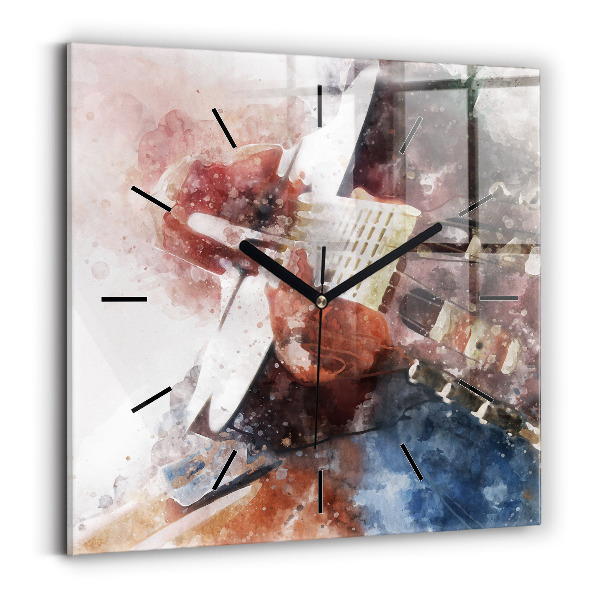 Orologio quadrato Visualizzazione della chitarra