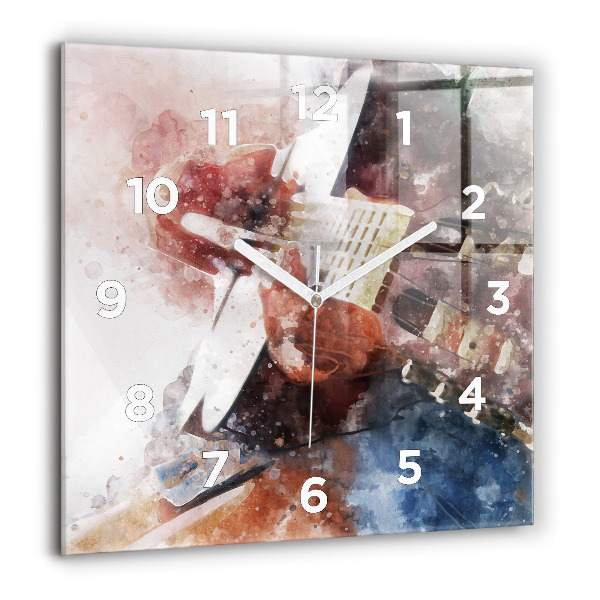Orologio quadrato Visualizzazione della chitarra