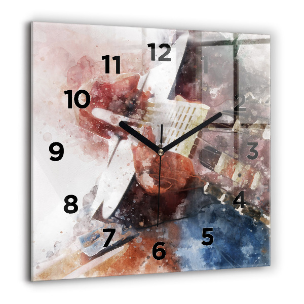 Orologio quadrato Visualizzazione della chitarra