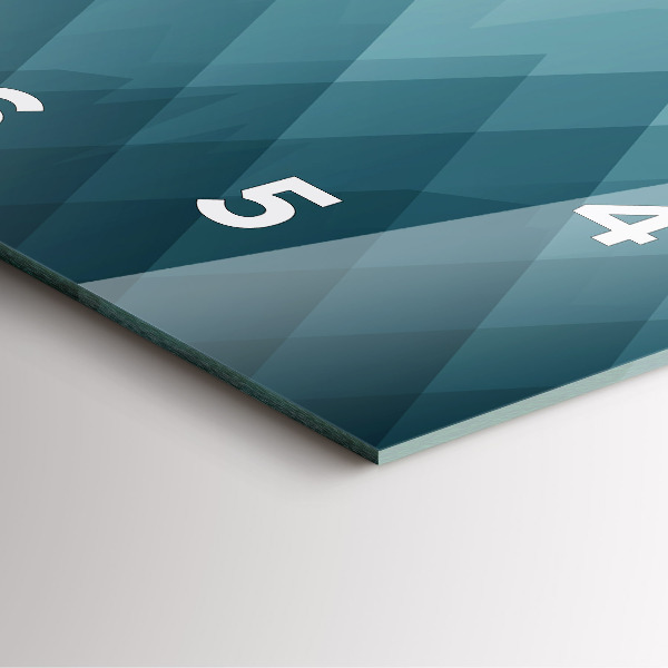 Orologio quadrato Figure geometriche