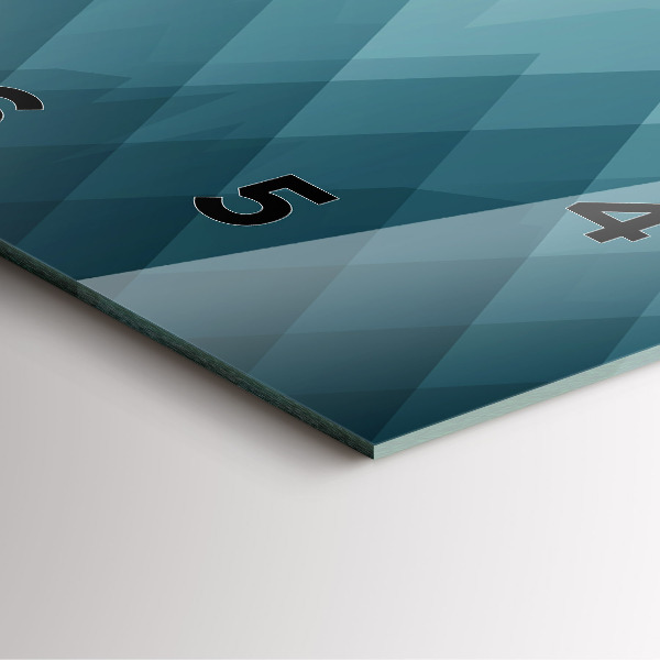 Orologio quadrato Figure geometriche