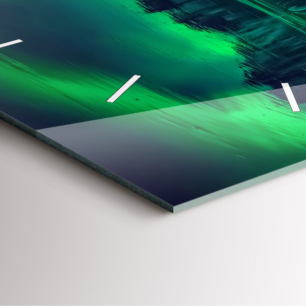 Orologio quadrato aurora boreale