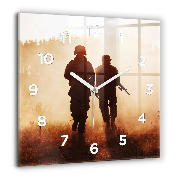 Orologio quadrato in vetro Marines degli Stati Uniti