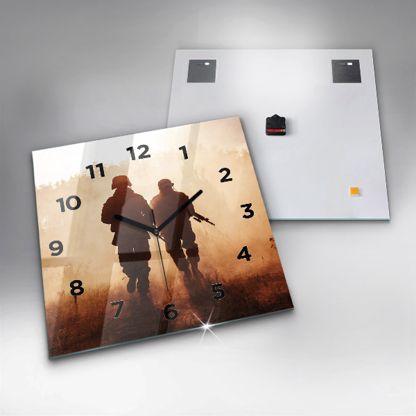 Orologio quadrato in vetro Marines degli Stati Uniti