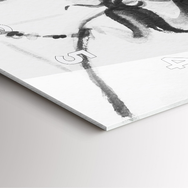 Orologio quadrato in vetro Donna alla moda