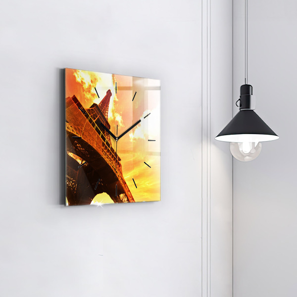 Orologio quadrato La Torre Eiffel a Parigi