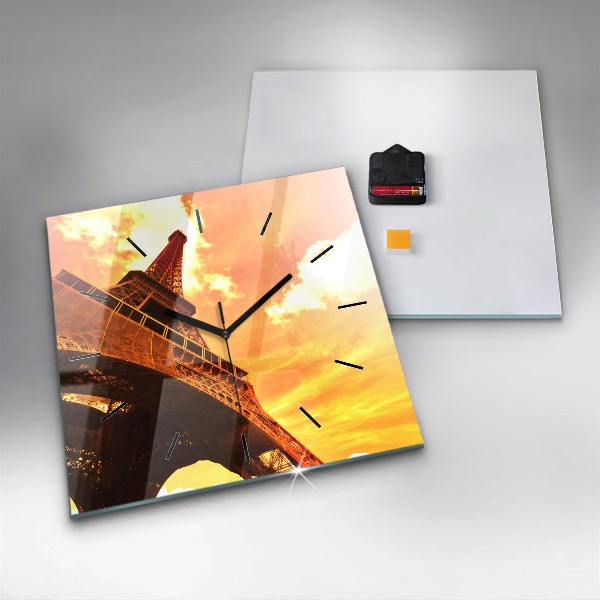 Orologio quadrato La Torre Eiffel a Parigi