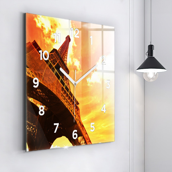 Orologio quadrato La Torre Eiffel a Parigi