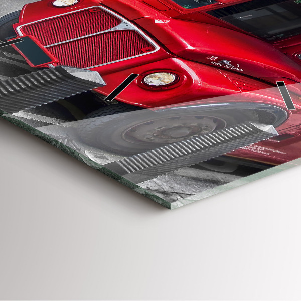 Orologio quadrato Autobus rosso a due piani