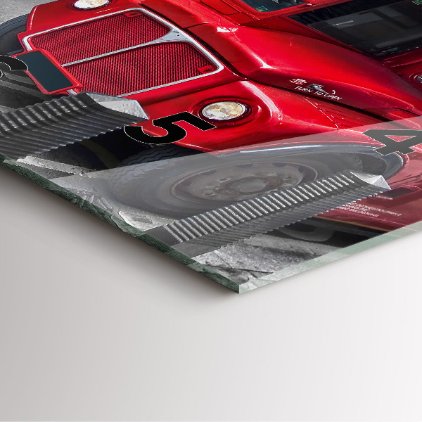 Orologio quadrato Autobus rosso a due piani