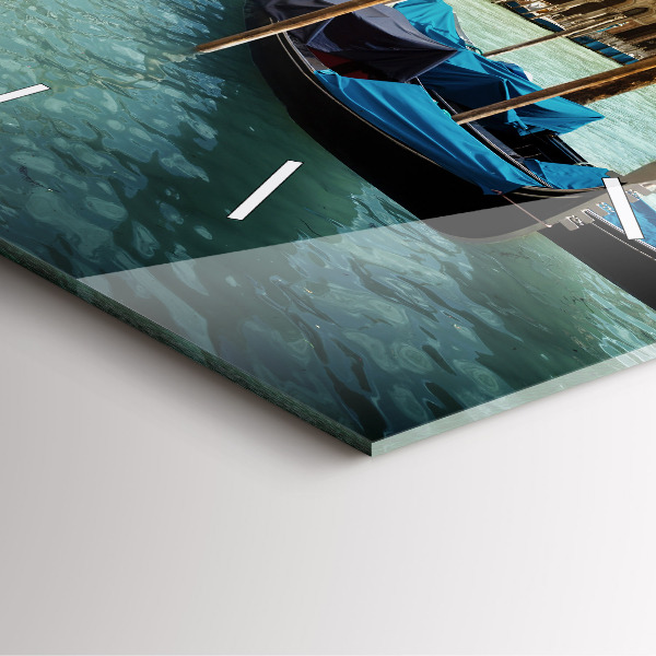 Orologio quadrato Gondole Venezia Italia