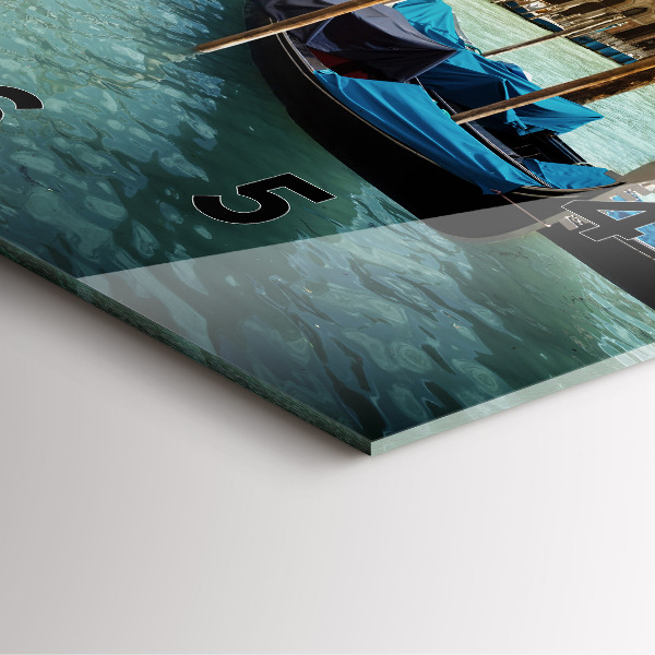 Orologio quadrato Gondole Venezia Italia