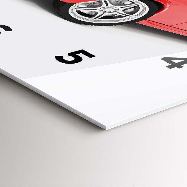 Orologio quadrato Auto sportiva