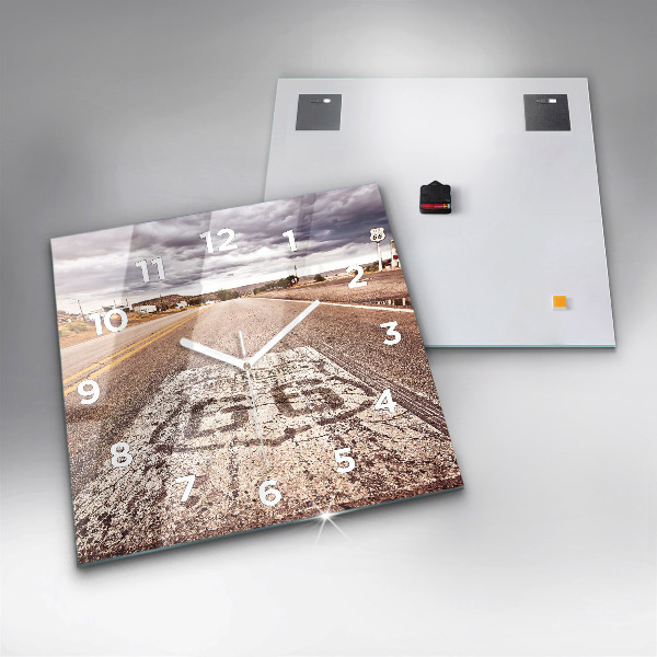 Orologio quadrato Strada 66 USA