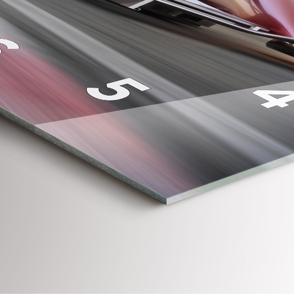 Orologio quadrato Auto da corsa sportiva