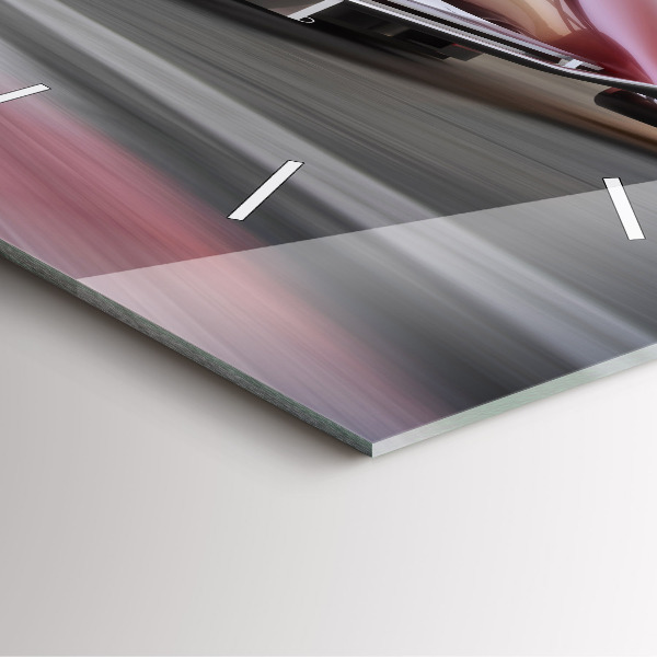 Orologio quadrato Auto da corsa sportiva