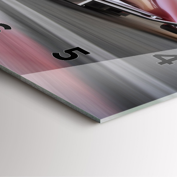 Orologio quadrato Auto da corsa sportiva