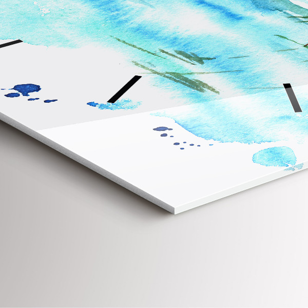 Orologio quadrato Immagine di un'isola deserta