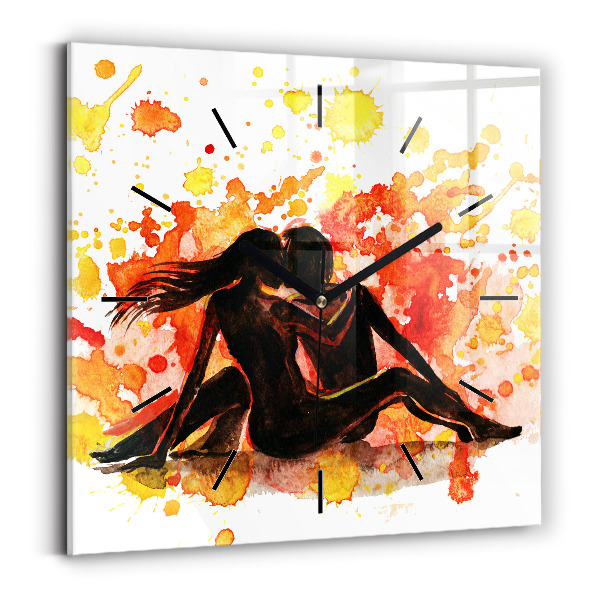 Orologio quadrato Amore e una coppia innamorata