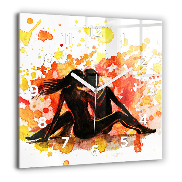 Orologio quadrato Amore e una coppia innamorata