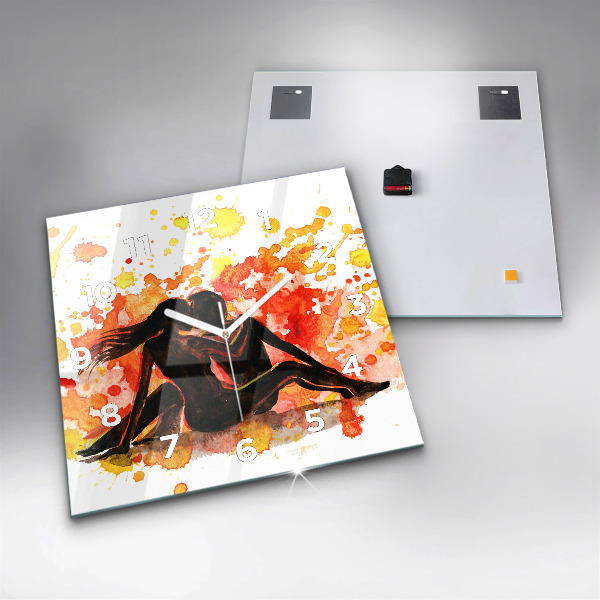 Orologio quadrato Amore e una coppia innamorata