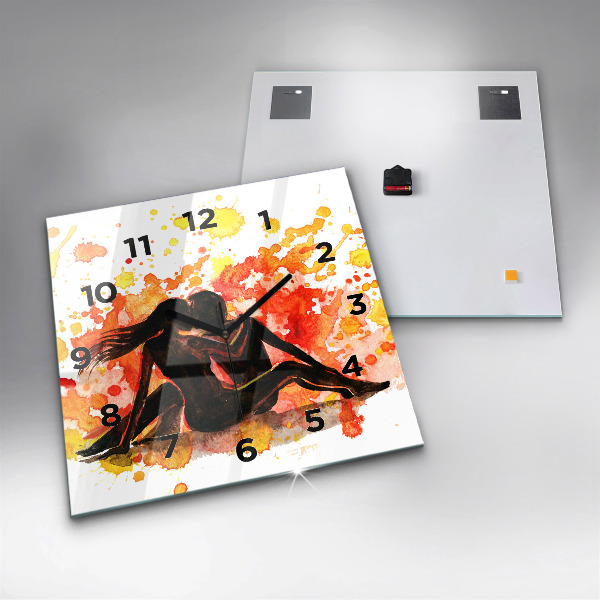 Orologio quadrato Amore e una coppia innamorata