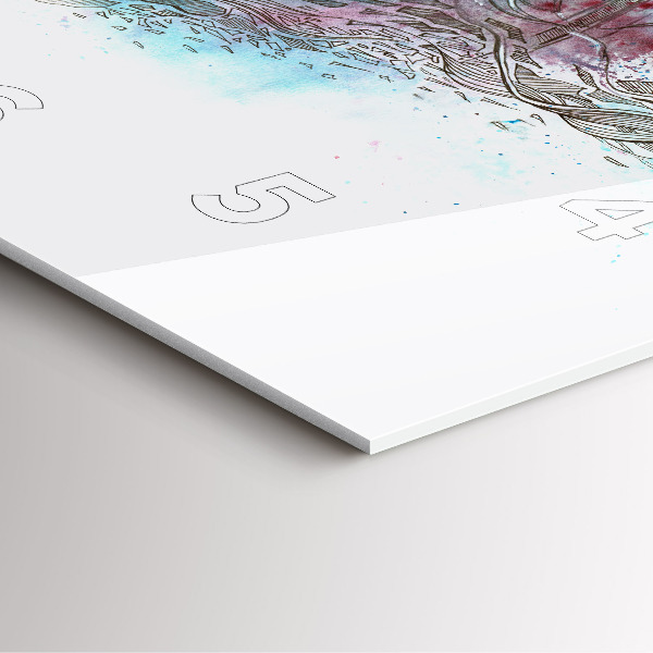 Orologio quadrato Astrazione astronauta