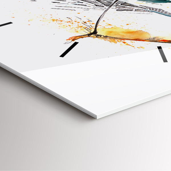 Orologio quadrato Un guerriero a caccia