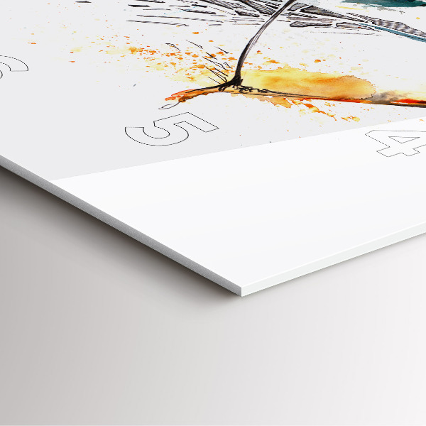 Orologio quadrato Un guerriero a caccia