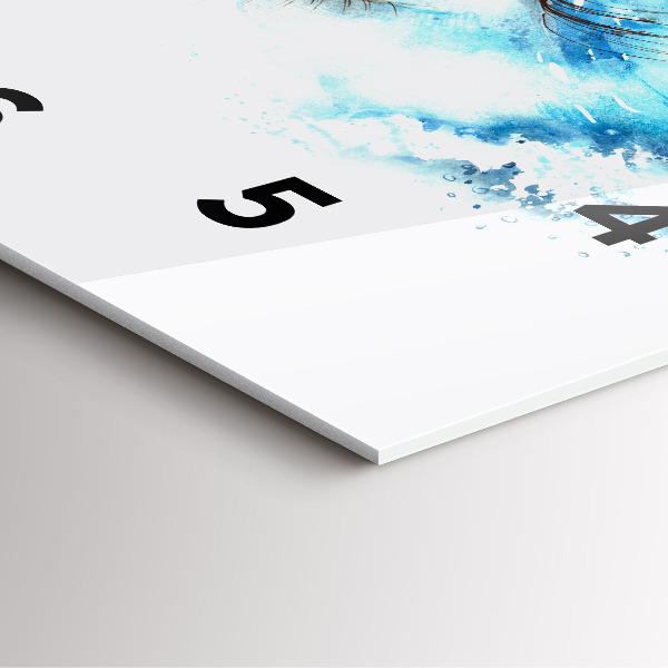 Orologio quadrato Occhio di mare