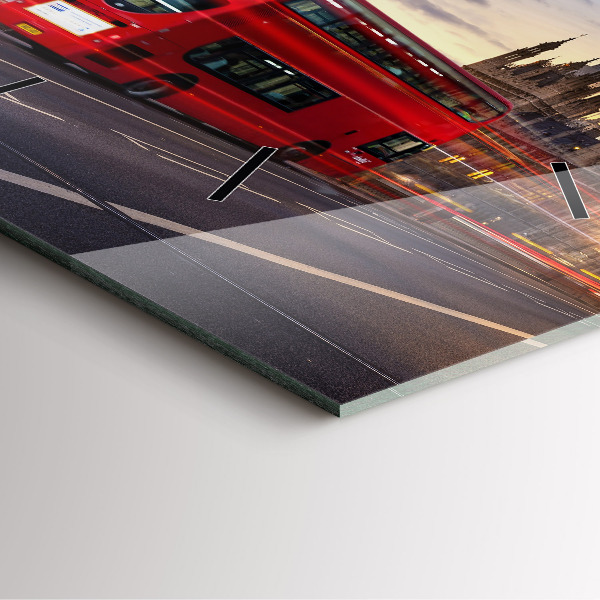 Orologio quadrato Autobus rosso di Londra