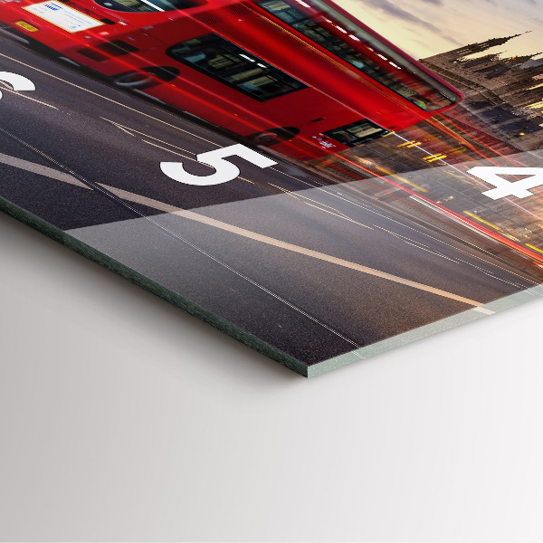 Orologio quadrato Autobus rosso di Londra