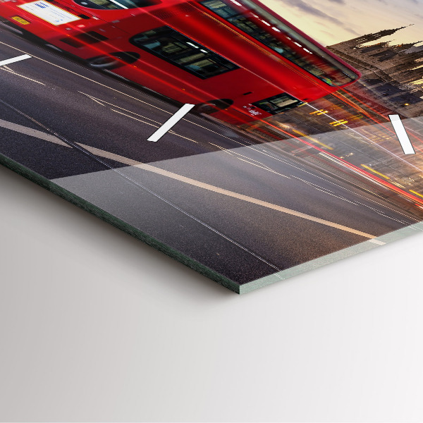 Orologio quadrato Autobus rosso di Londra