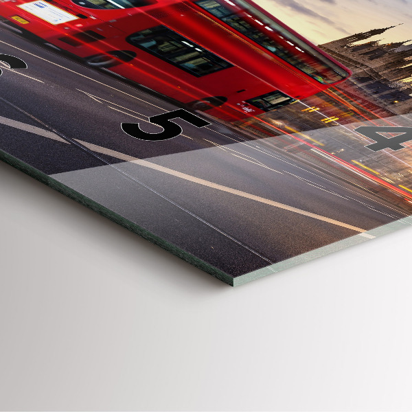 Orologio quadrato Autobus rosso di Londra