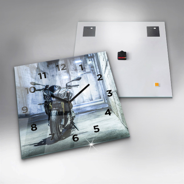 Orologio quadrato Motocicletta nel vicolo