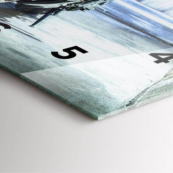 Orologio quadrato Motocicletta nel vicolo