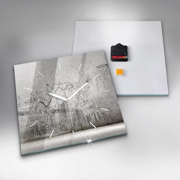 Orologio quadrato Schizzo della città