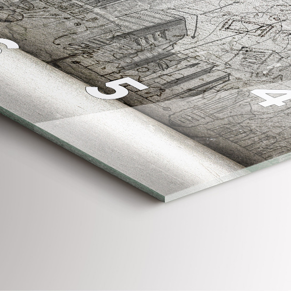 Orologio quadrato Schizzo della città