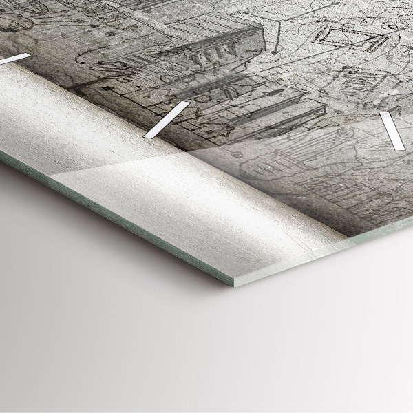 Orologio quadrato Schizzo della città