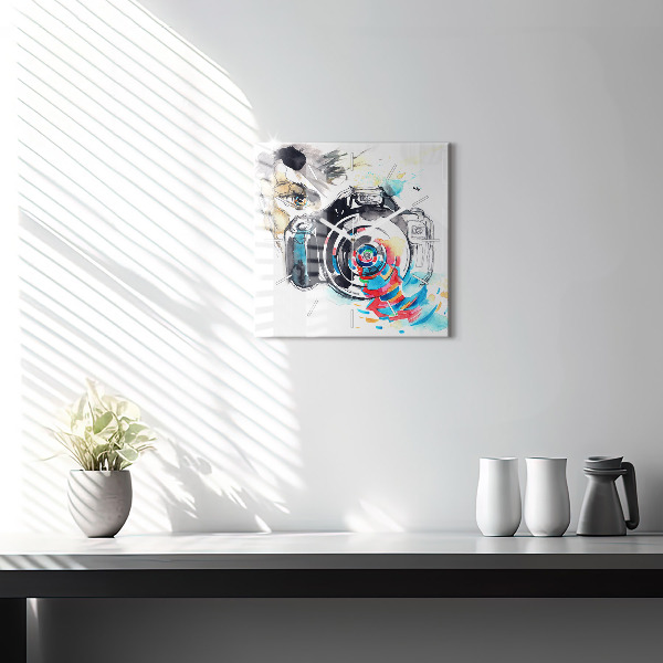 Orologio quadrato Fotografa donna