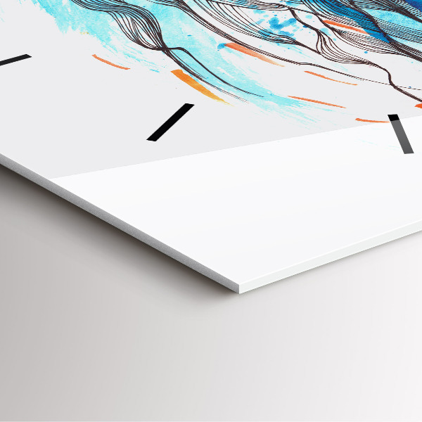 Orologio quadrato Illustrazione di un telefono cellulare