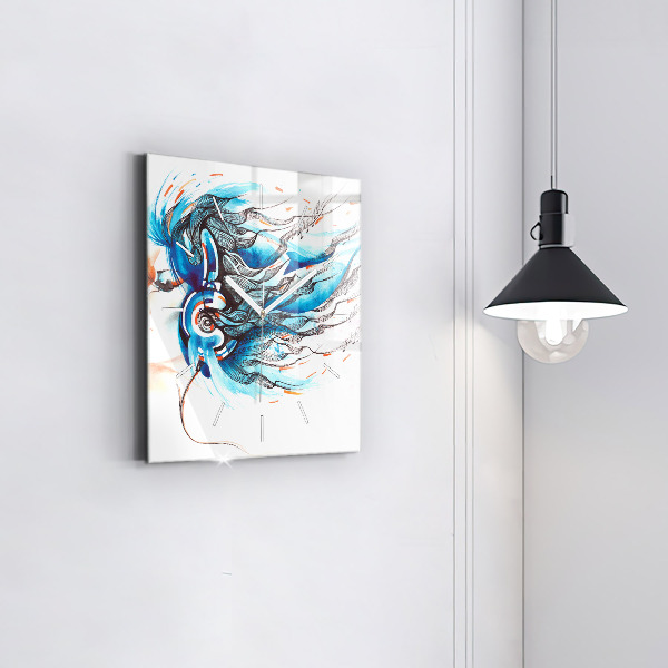 Orologio quadrato Illustrazione di un telefono cellulare